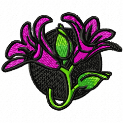 Flowers Embroidery Design 9